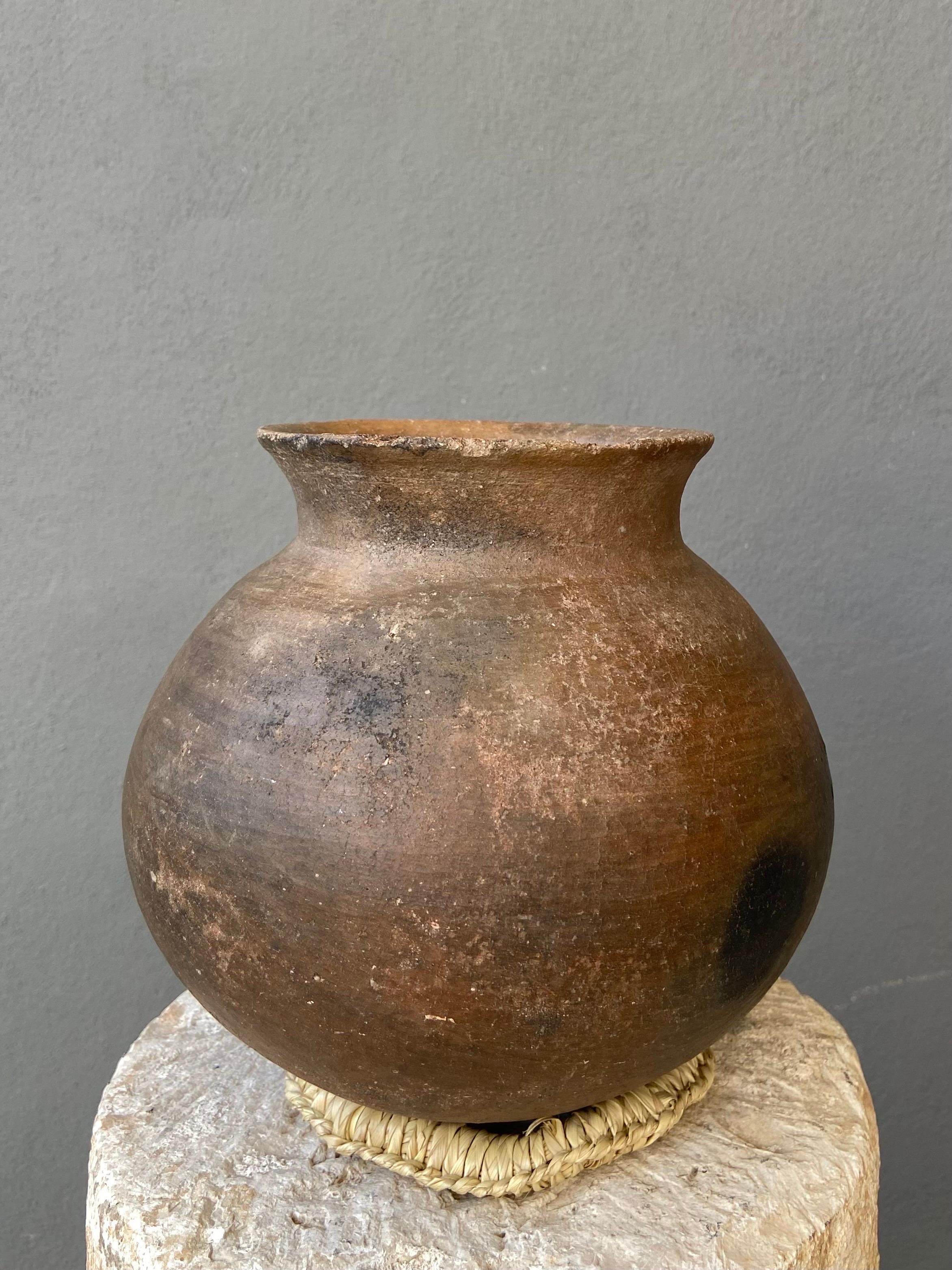 Fired Terracotta Cooking Pot From The Mixteca Region of Oaxaca, Mexico