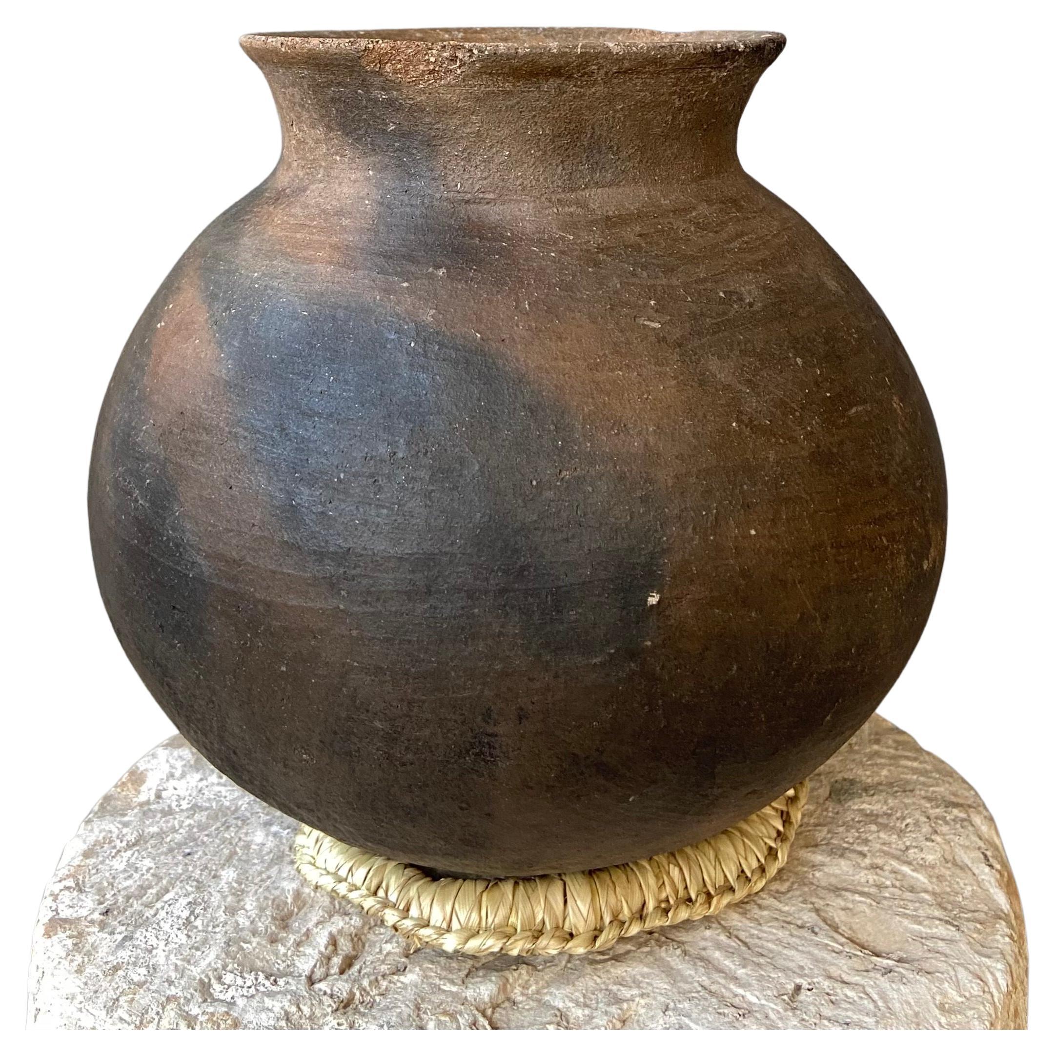 Terracotta Cooking Pot From The Mixteca Region of Oaxaca, Mexico