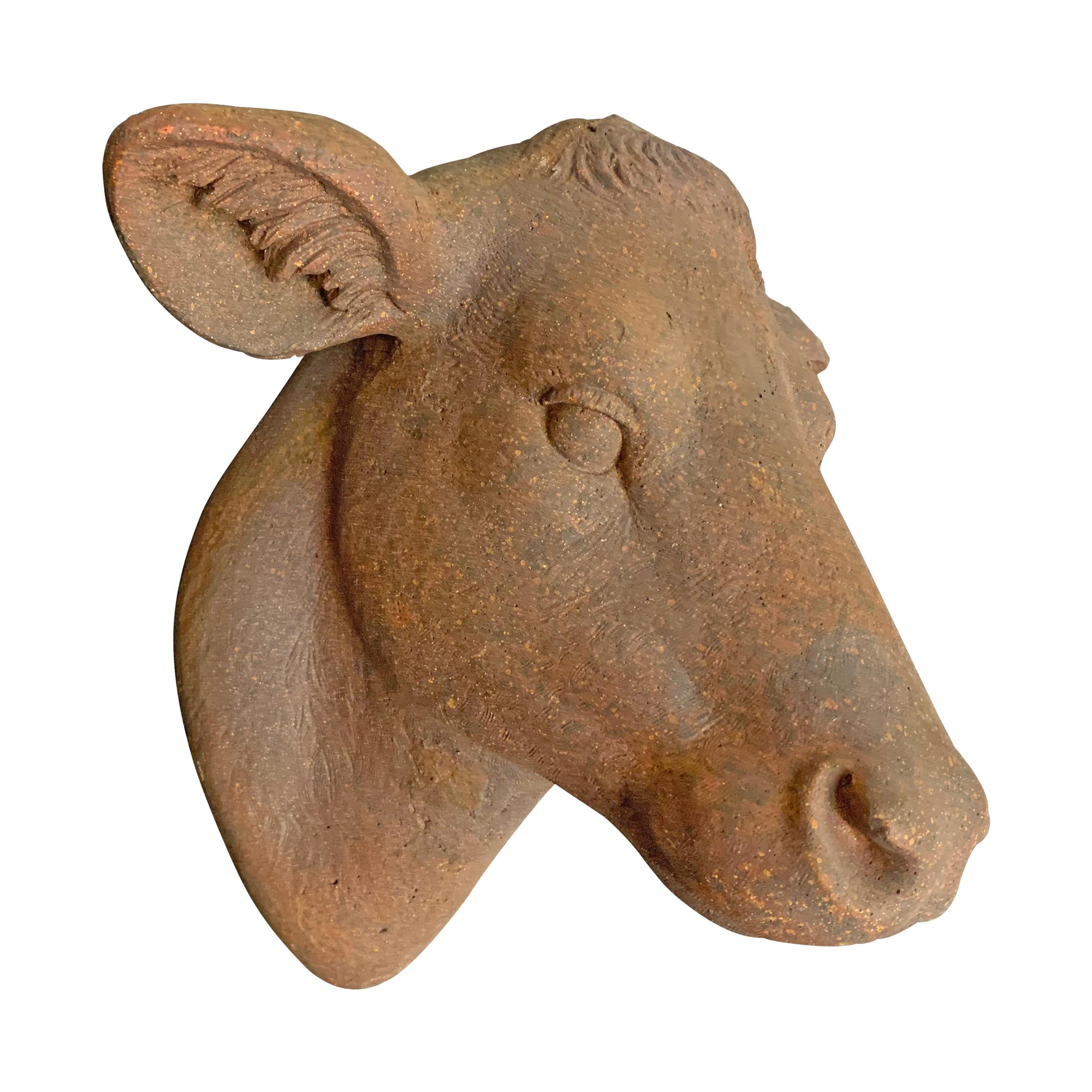 Terracotta Cow Head