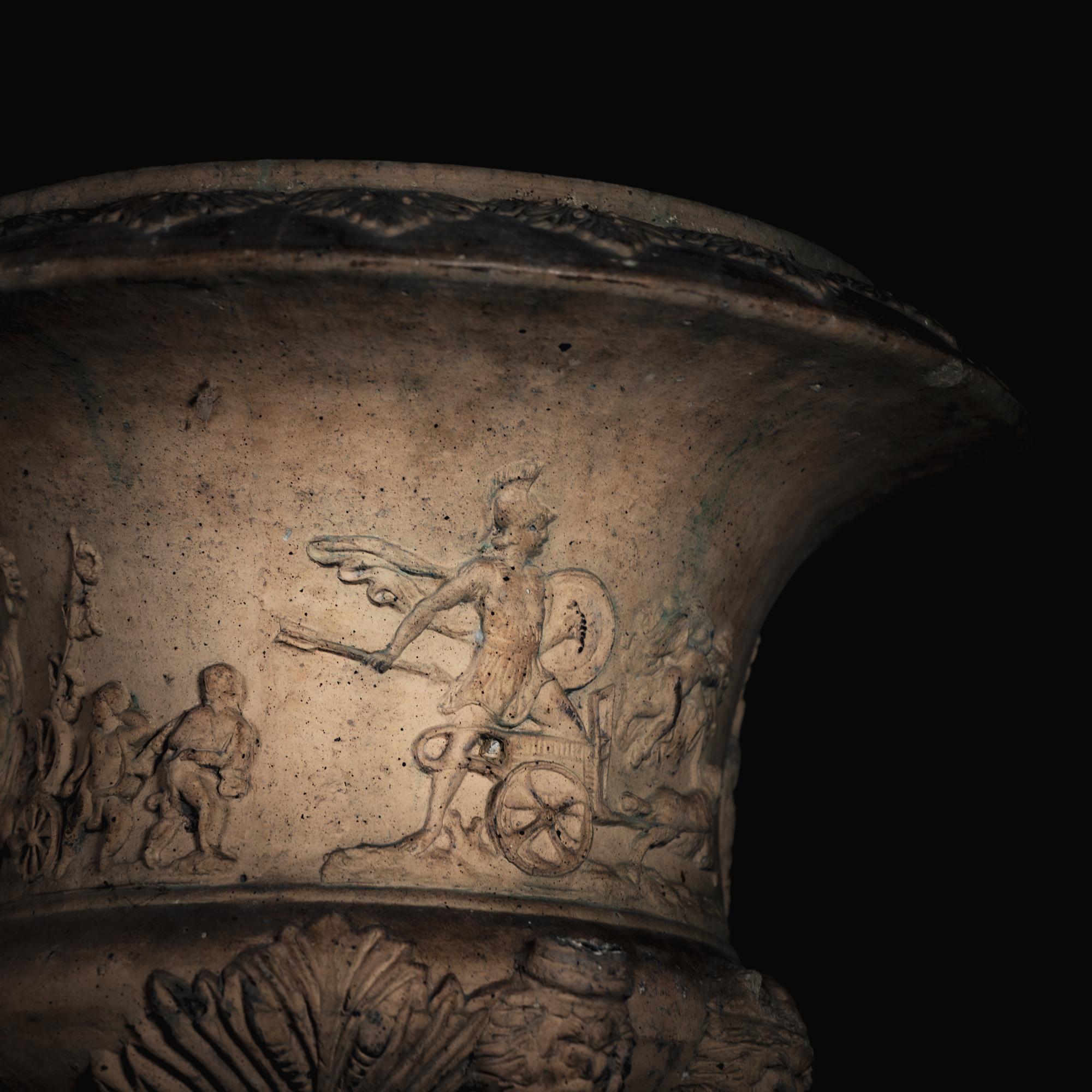 Terrakotta-Keramikvasen, Italien, 2. Hälfte des 19. Jahrhunderts im Angebot 11