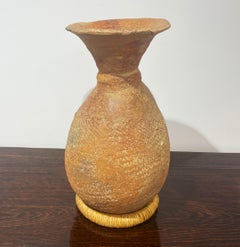 Terracotta Djenne Vase, 12th-16th Century, Tribal Style, Mali Origin