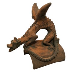 Terracotta Dragon Roof Ridge Finial