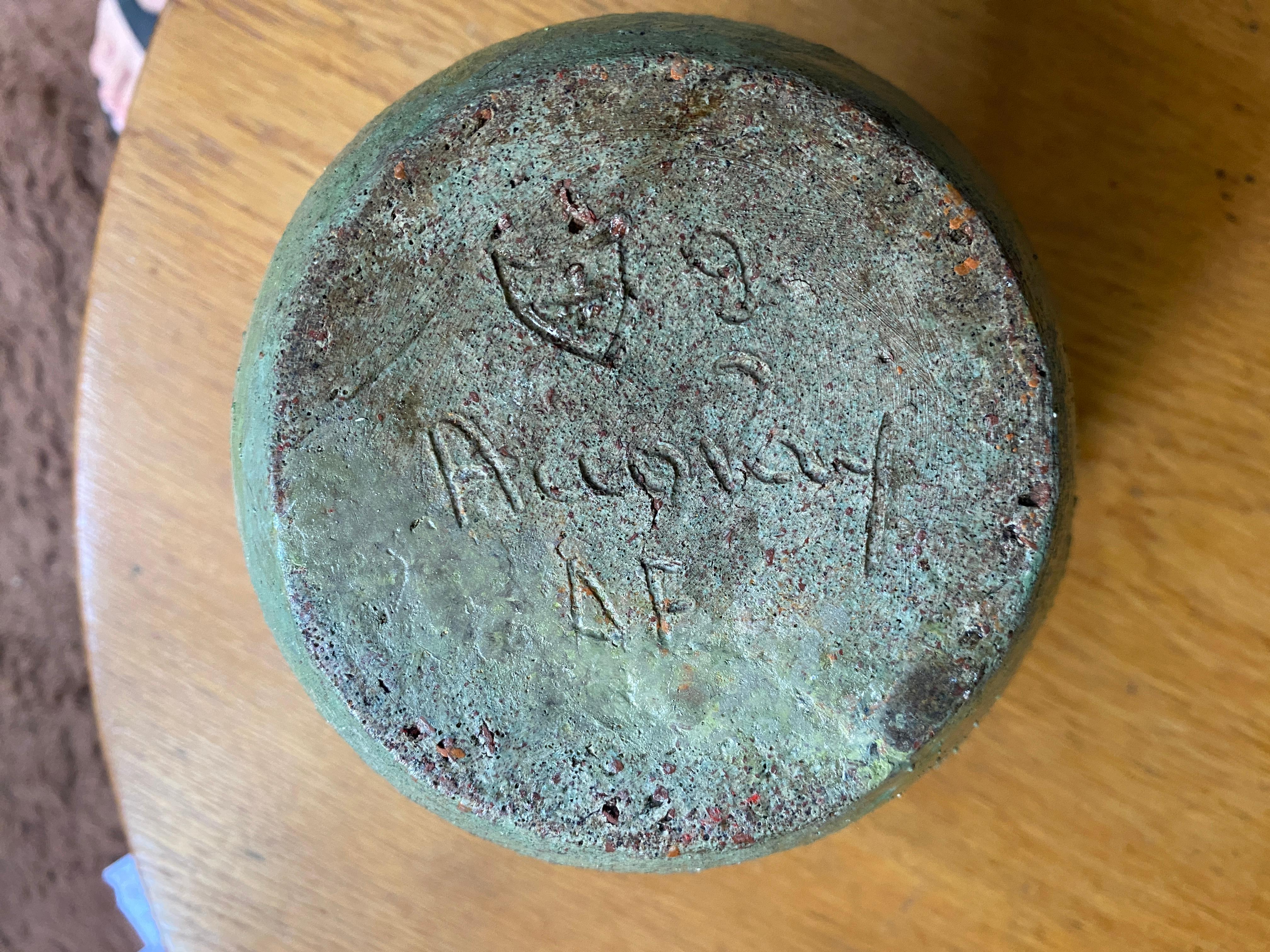 Terracotta terracotta  Vaso enalm di Accolay, 1960-1970 circa in vendita