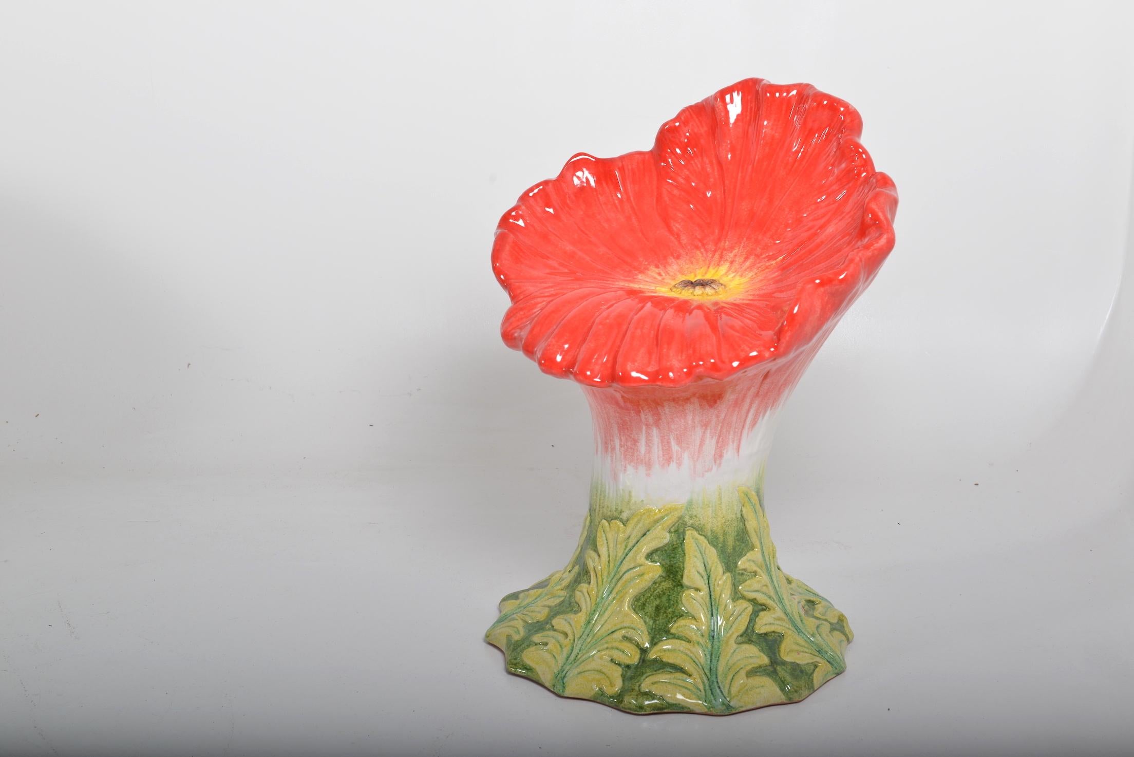 Terracotta Flower Chairs For Sale 6