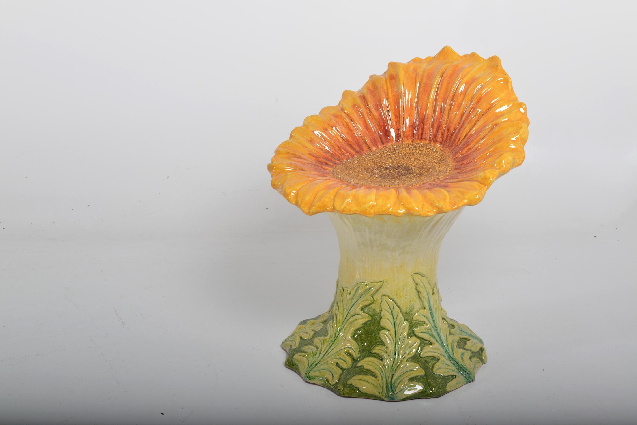 Contemporary Terracotta Flower Chairs For Sale