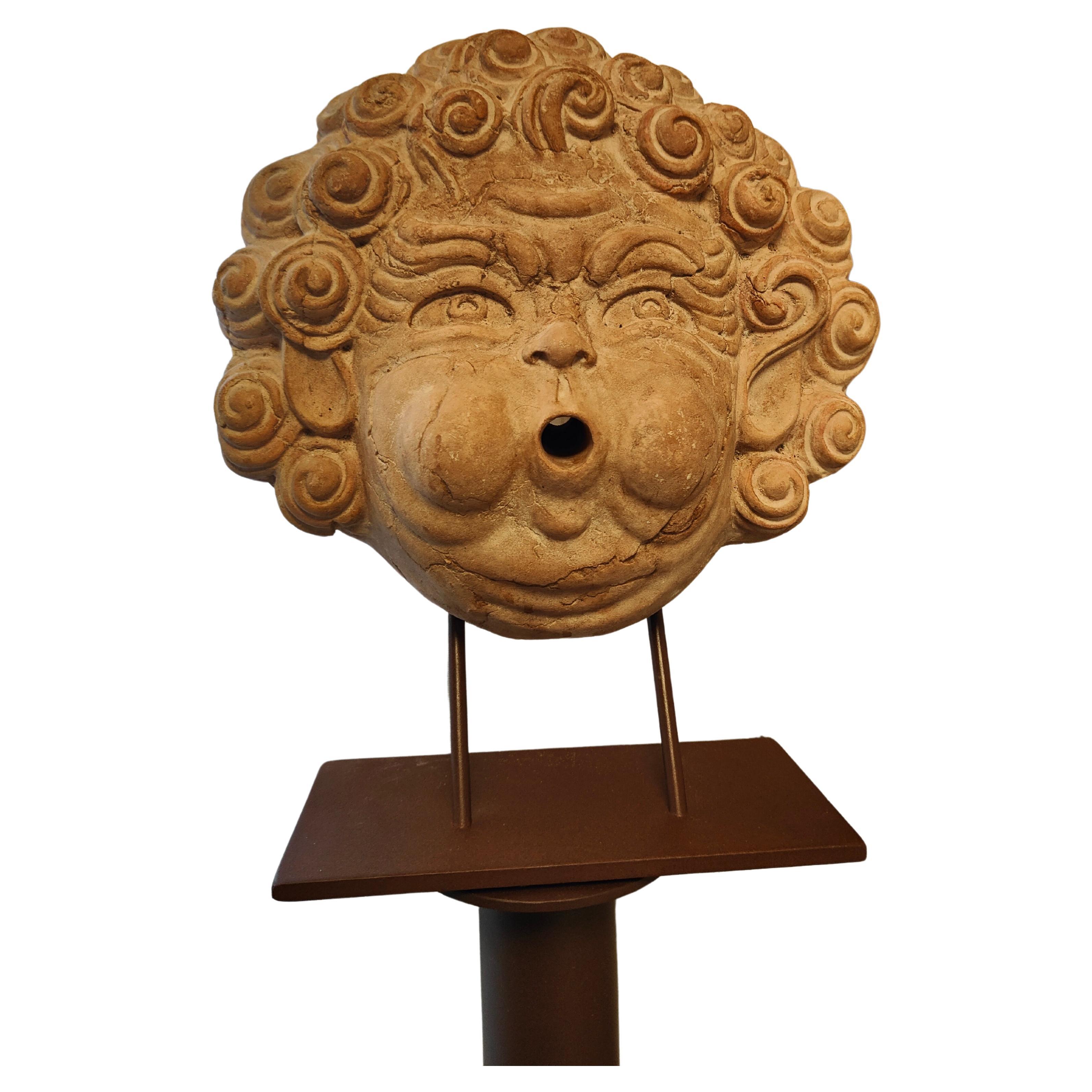 Terracotta Fountain Masqueron, 20th Century