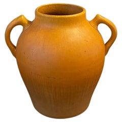 Retro Terracotta Greek Handled Amphora Vase