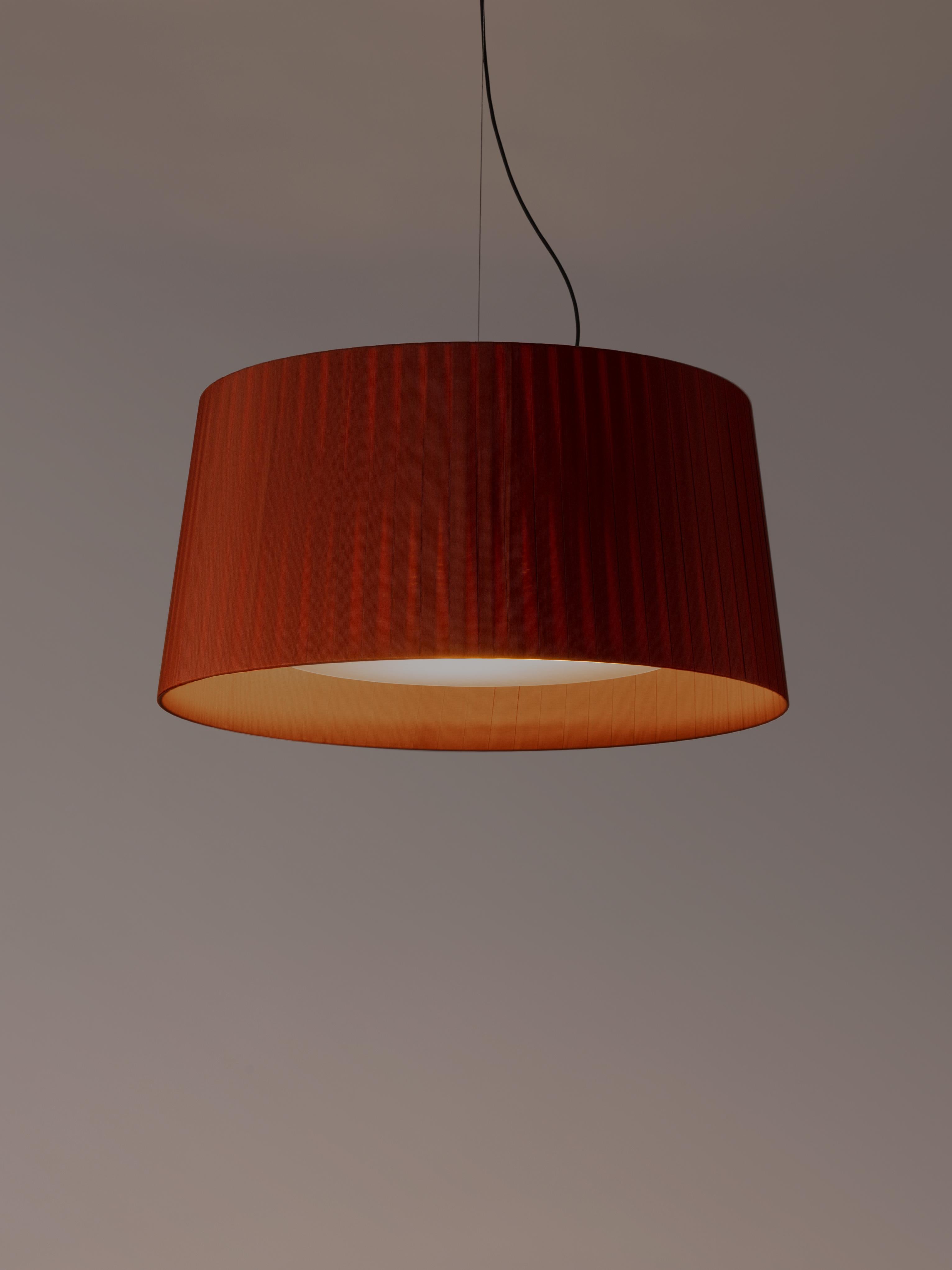 Modern Terracotta GT7 Pendant Lamp by Santa & Cole For Sale