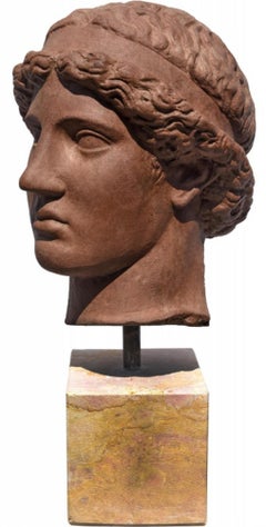 TERRACOTTA KOPF DER ATHENA LEMNIA VON PHIDIAS, Italien 20.