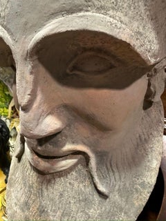 Terracotta Head of the Dying Warrior of the Frontons of Egina  20th Century
