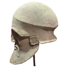 Terracotta Head of the Dying Warrior of the Frontons of Egina  20th Century