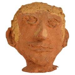 Terracotta Head Sculpture