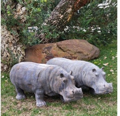 TERRACOTTA HIPPOPOTAMUs