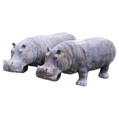 TERRACOTTA HIPPOPOTAMUs