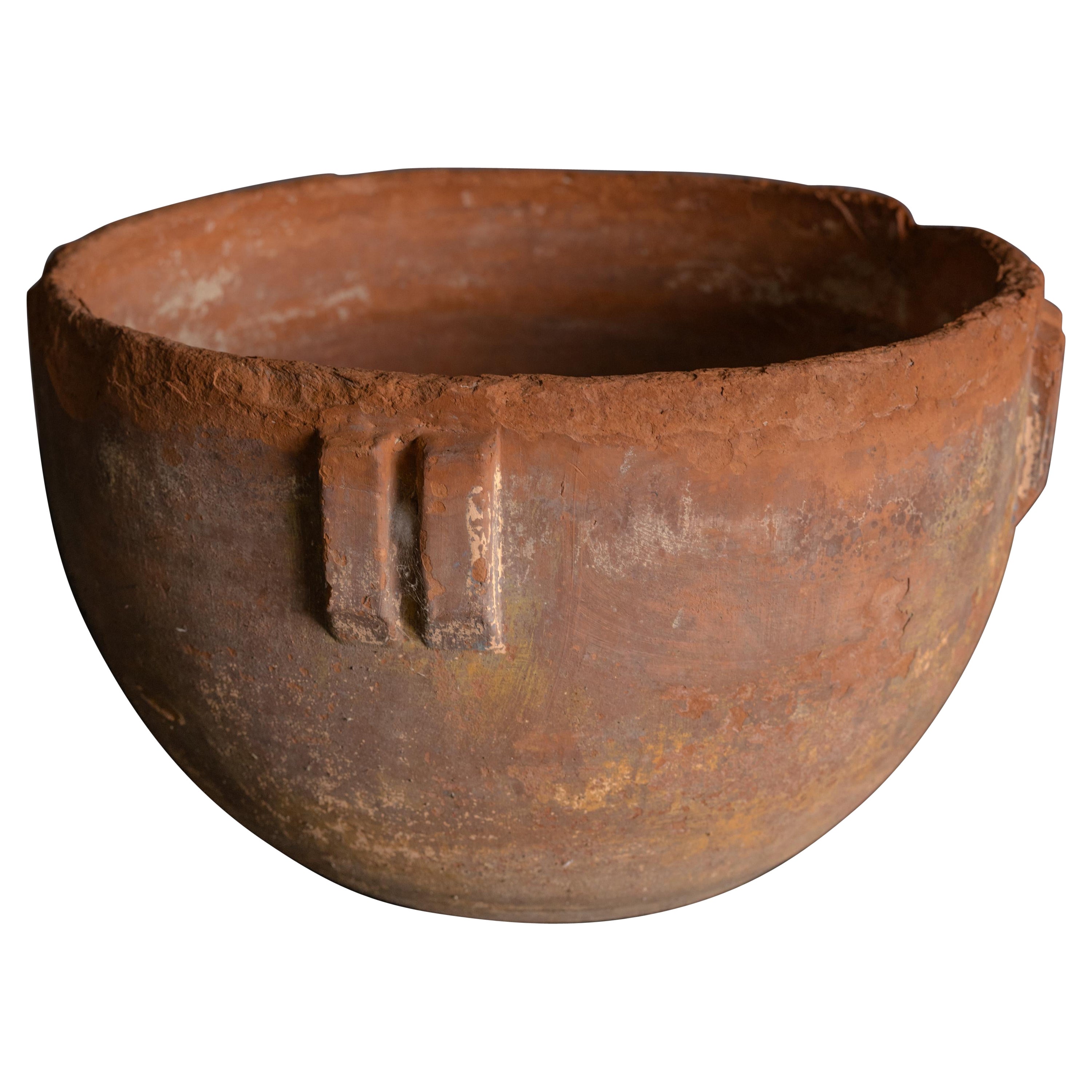 Vaso indiano in terracotta di Bauer Pottery in vendita