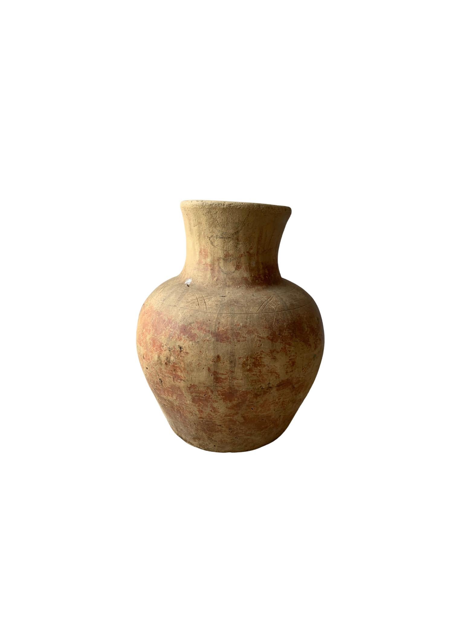 Indonesian Terracotta Jar from Java, Indonesia c. 1900  For Sale