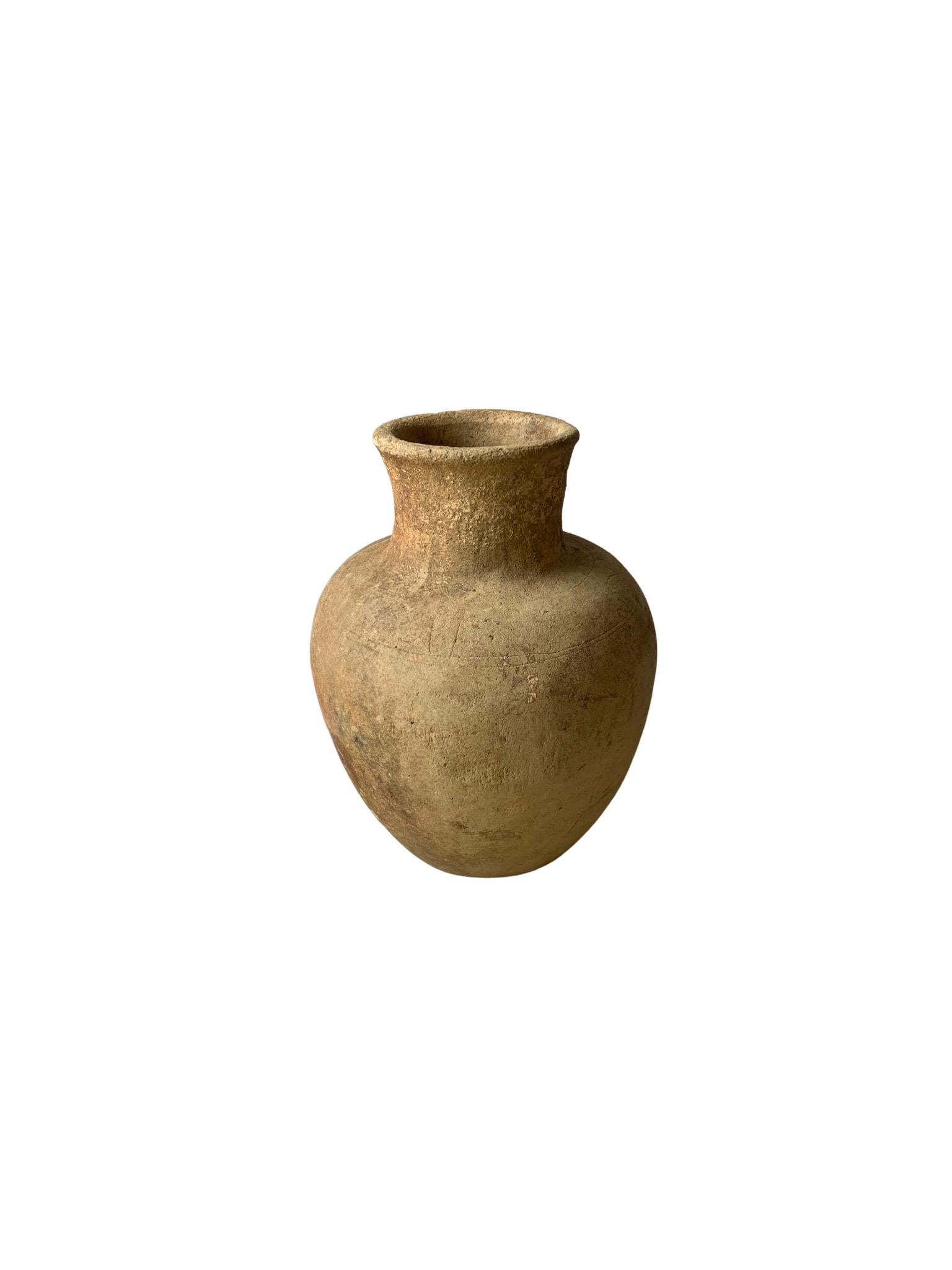 Hand-Crafted Terracotta Jar from Java, Indonesia c. 1900 For Sale