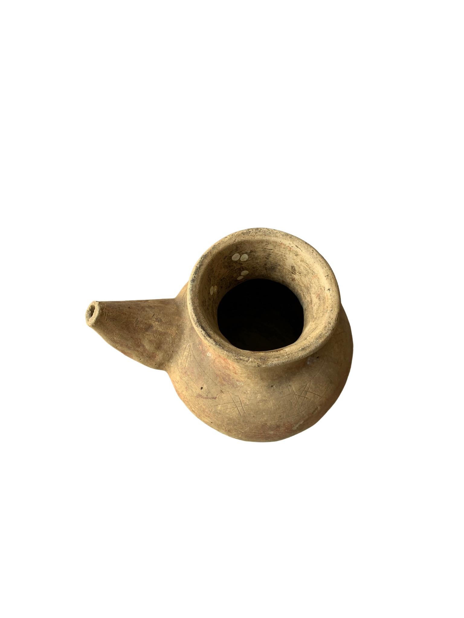 Terrakotta-Gefäß aus Java, Indonesien um 1900 (Handgefertigt) im Angebot