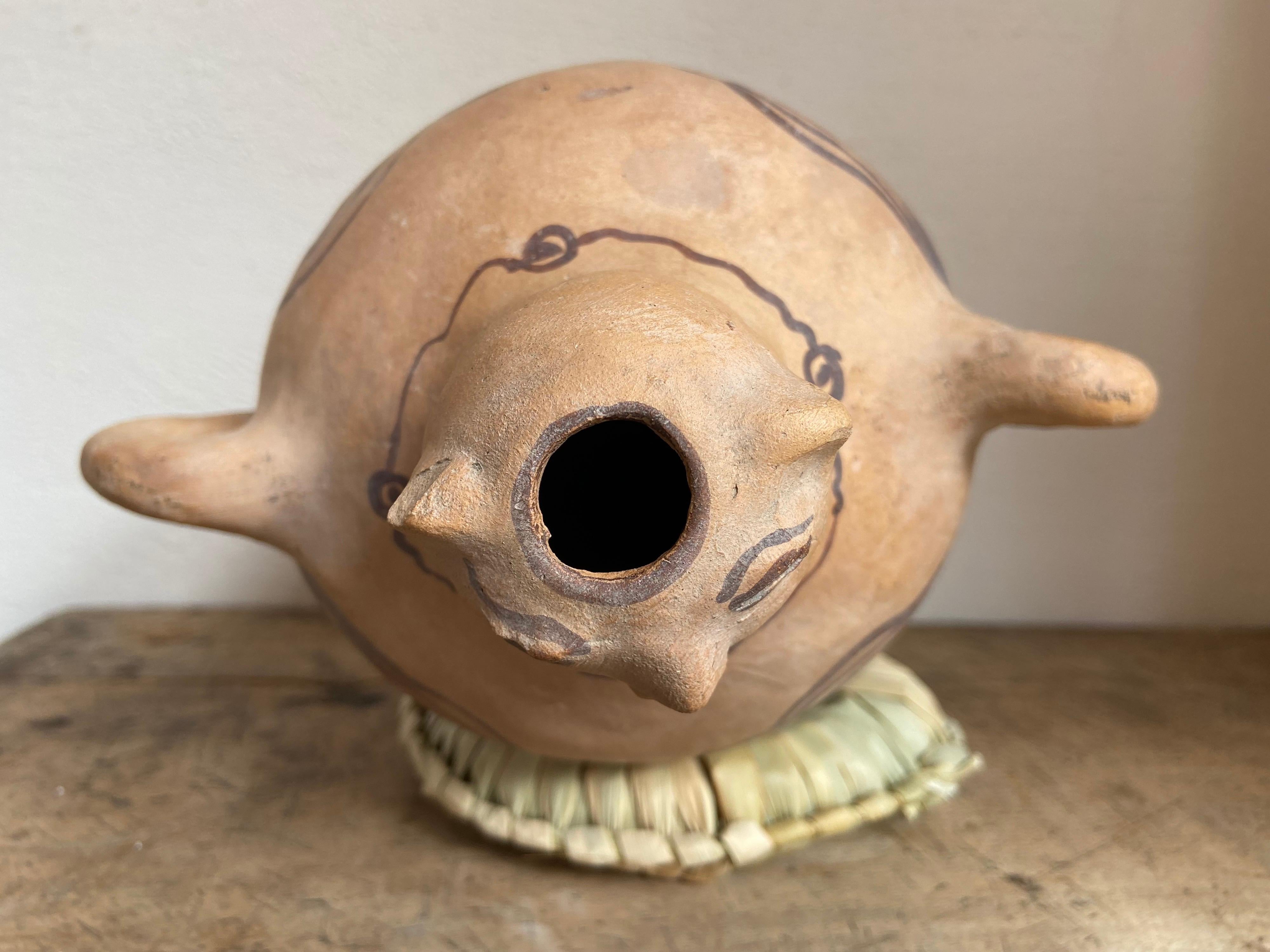 Late 20th Century Terracotta Jug From Mexico, Circa 1970's