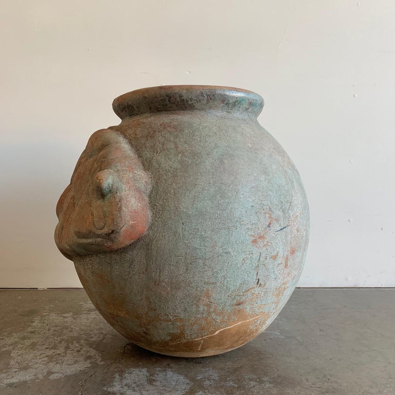 Terracotta Koi Fish Pot For Sale at 1stDibs