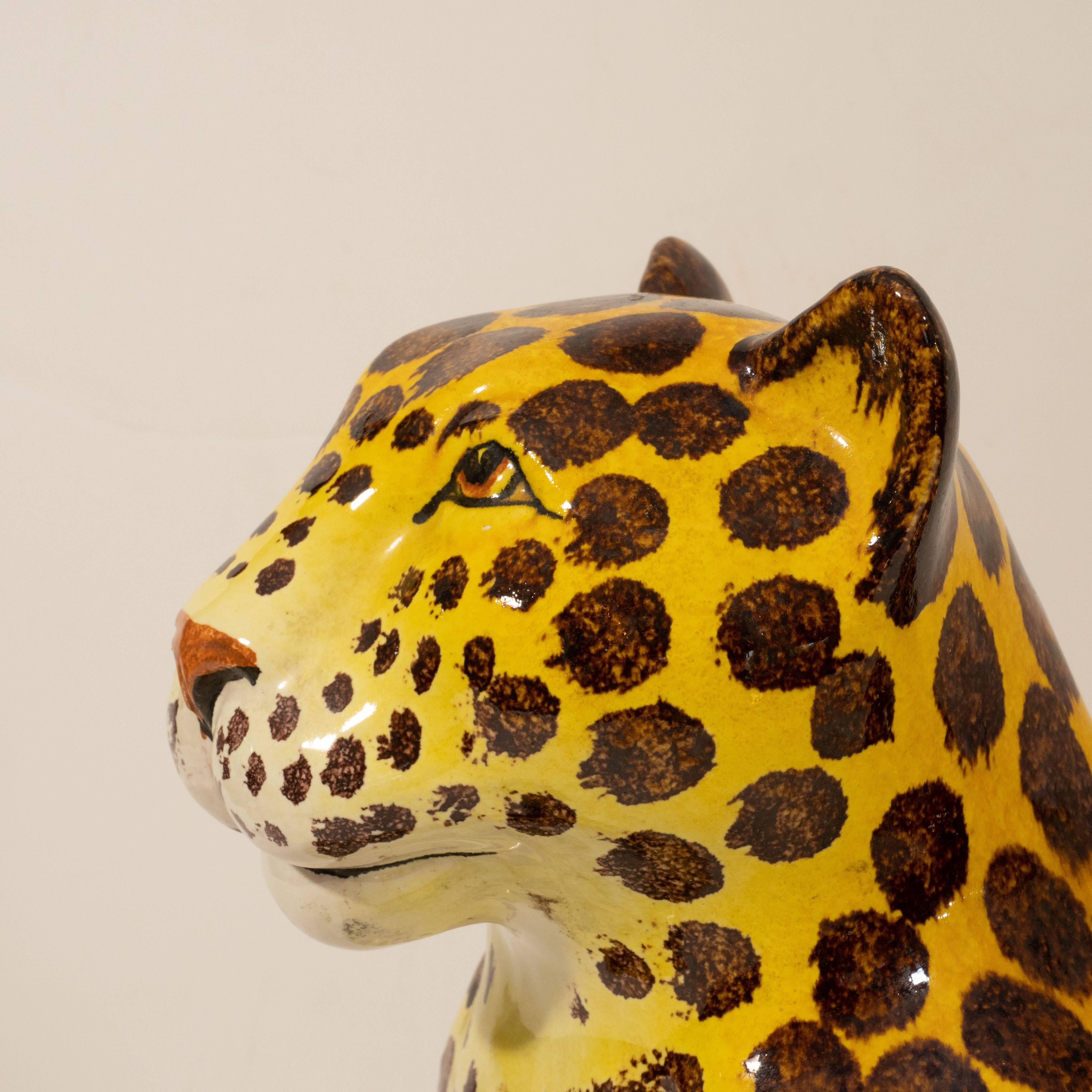 Italian Terracotta Leopard
