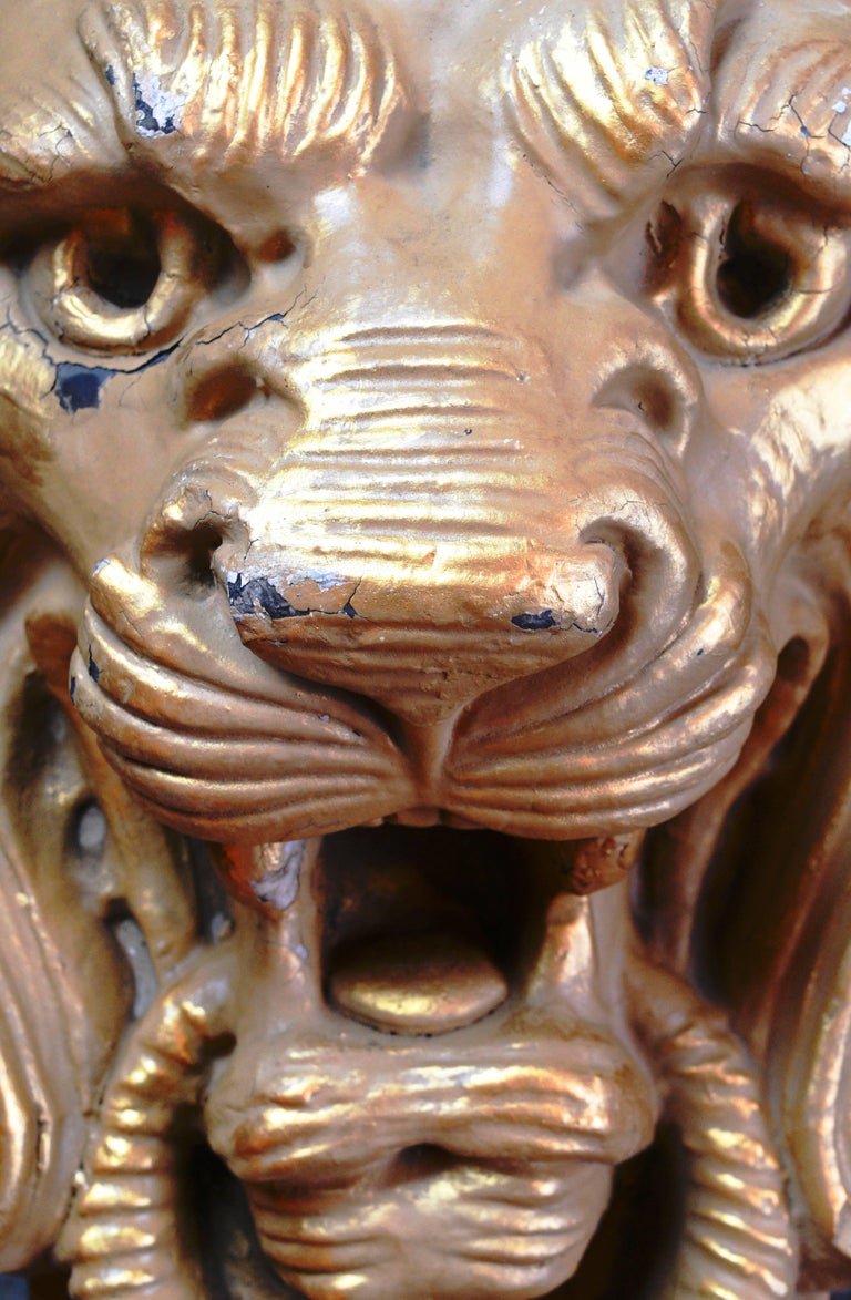 Terracotta Lion Keystone at 1stDibs