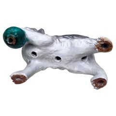 Terracotta Majolica Cat Bavent Normandy