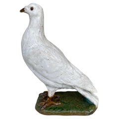 Terracotta Majolica Pigeon Bavent Normandy