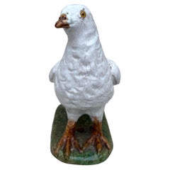 Terracotta Majolica Pigeon Bavent Normandy