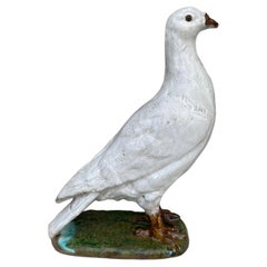 Terracotta Majolica Pigeon Bavent Normandy