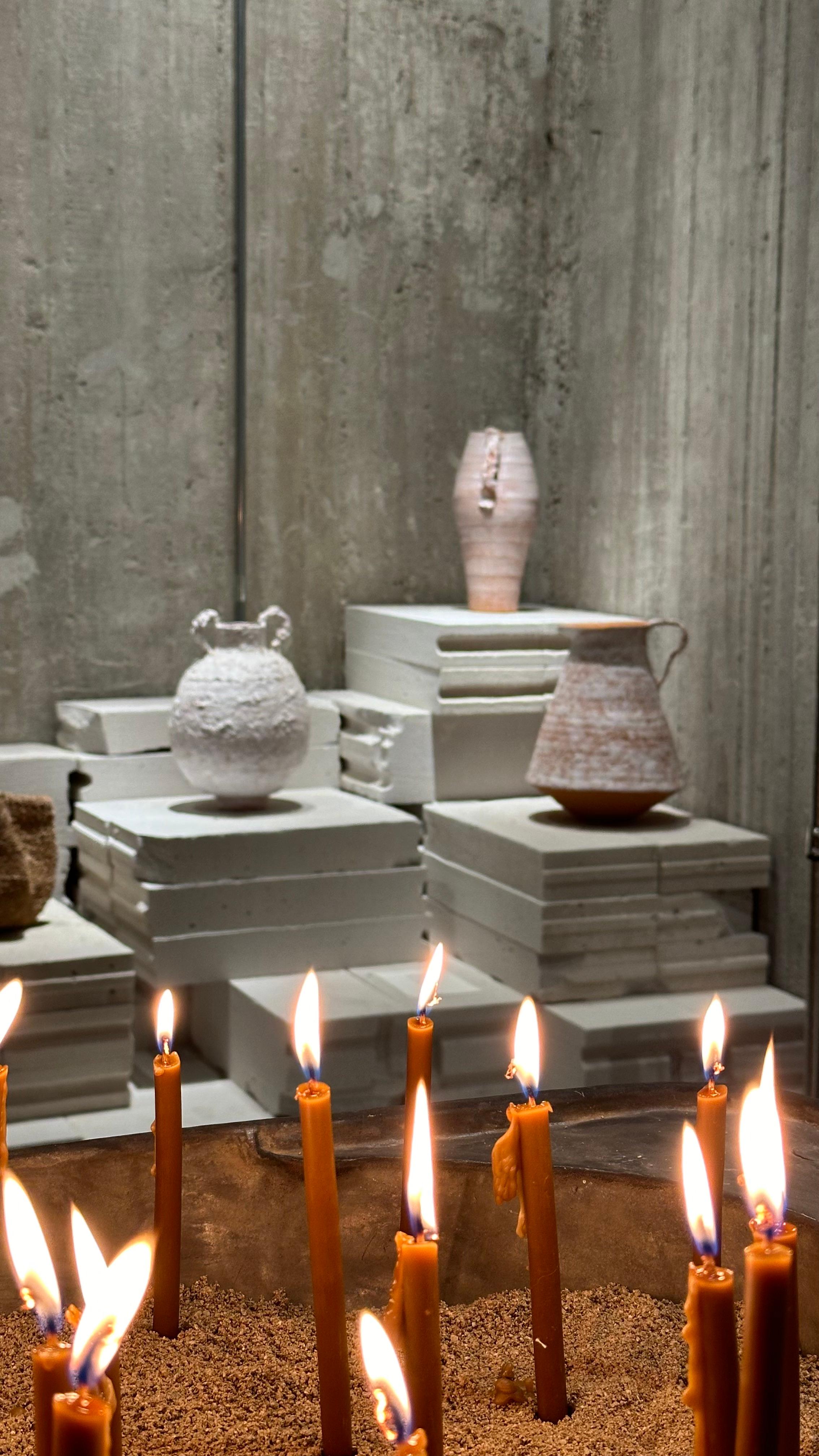 Terracotta Minoan Pot by Elena Vasilantonaki In New Condition For Sale In Geneve, CH