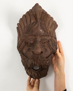 20th Century Chocolate Terracotta Figurative Sculpture from Italy