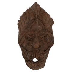 20th Century Chocolate Terracotta Figurative Sculpture from Italy