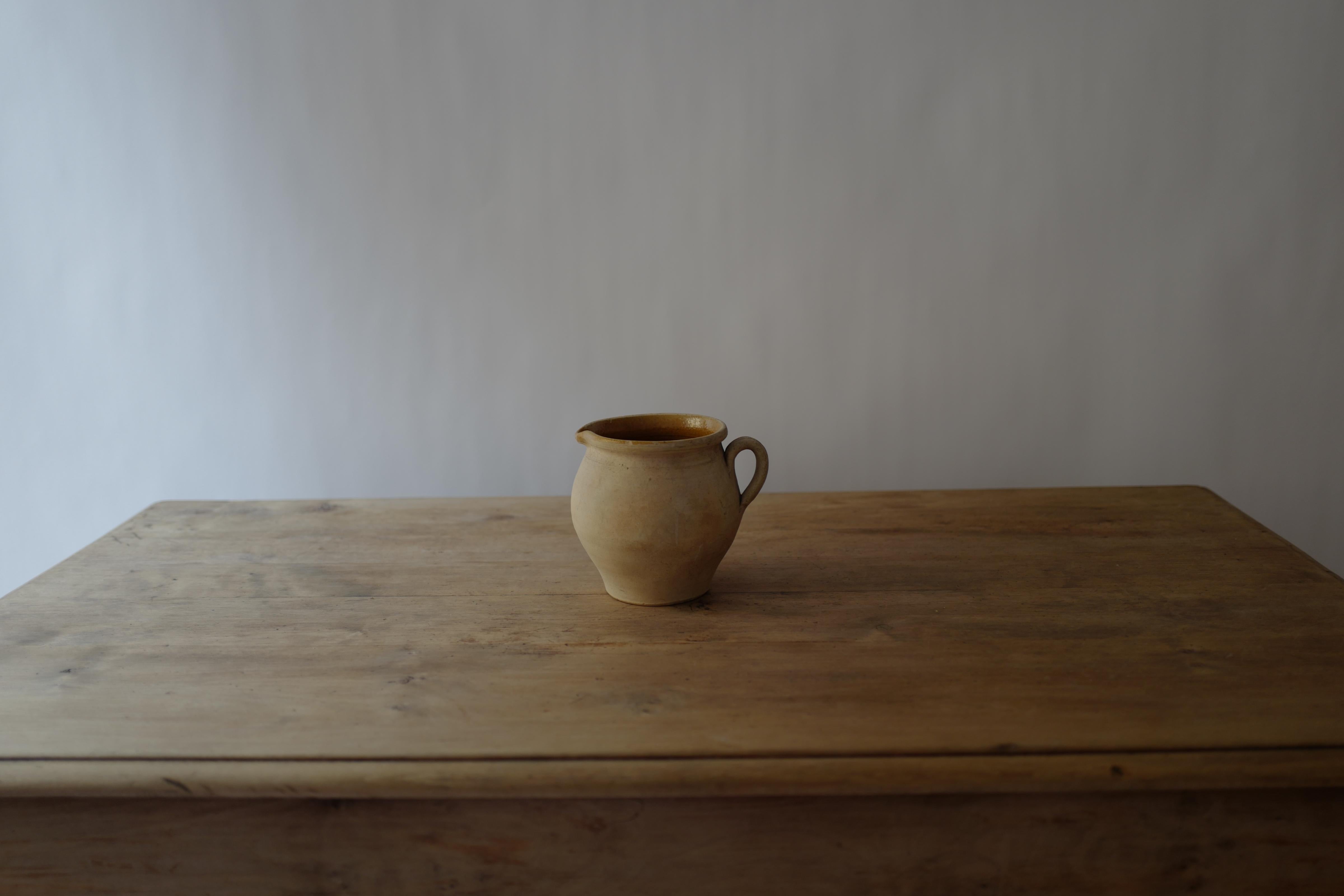A small terracotta pitcher from Provence France.
