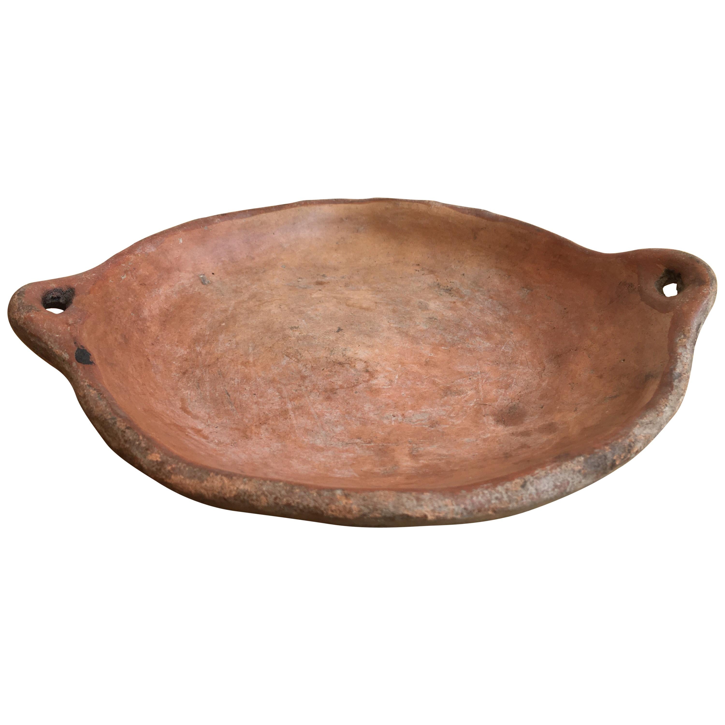Terracotta Plate from Guerrero, Mexico
