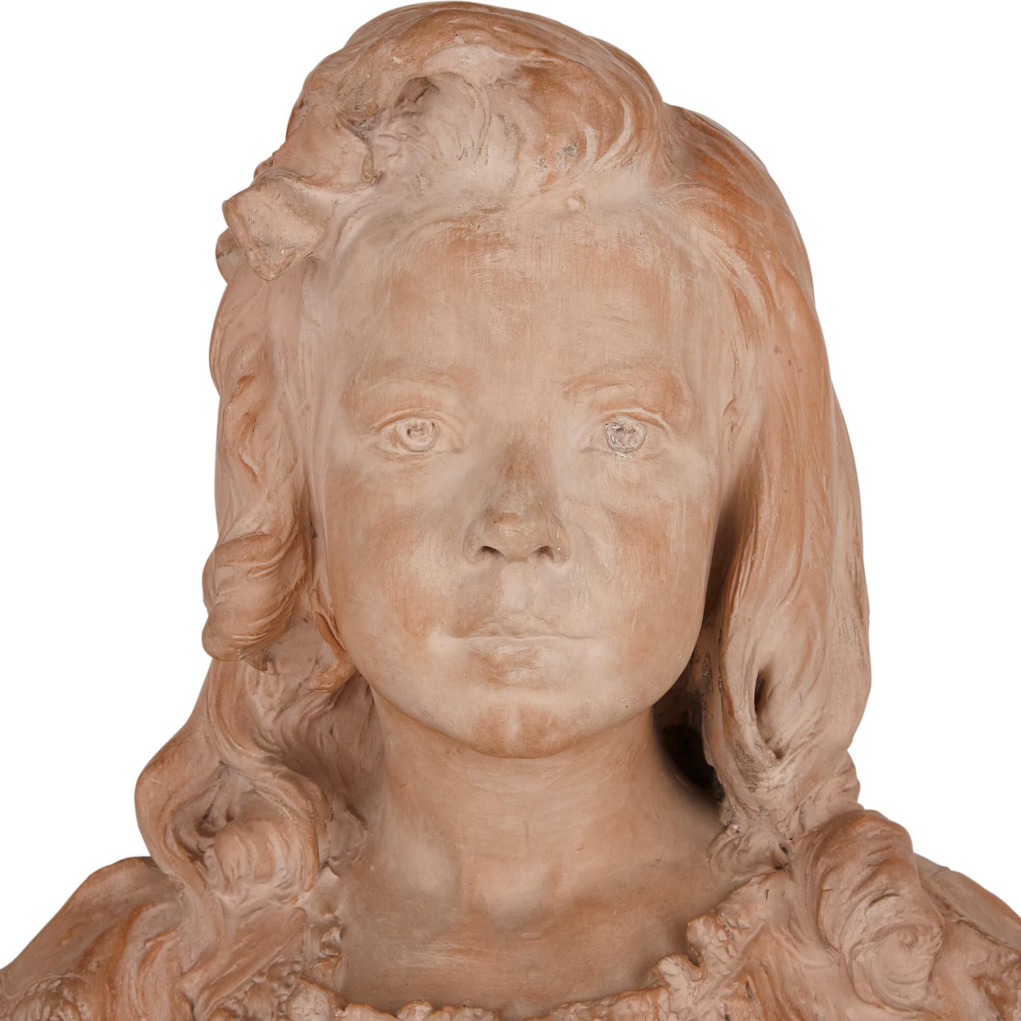 terracotta bust