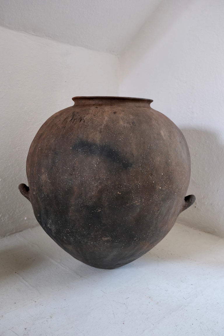 Rustic Terracotta Pot from Mexico, Circa 1920's For Sale