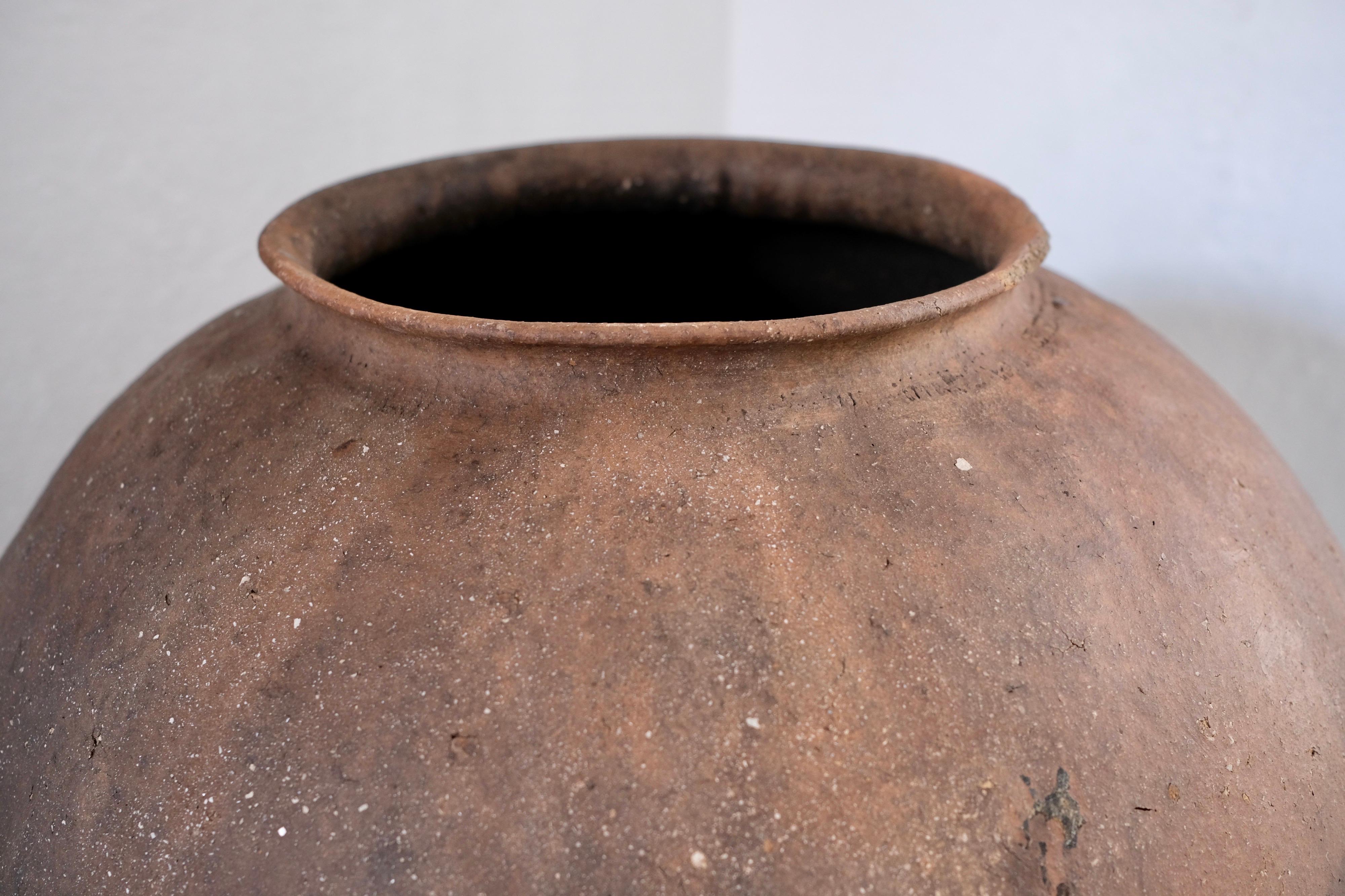 Clay Terracotta Pot from Mexico, Circa 1920's