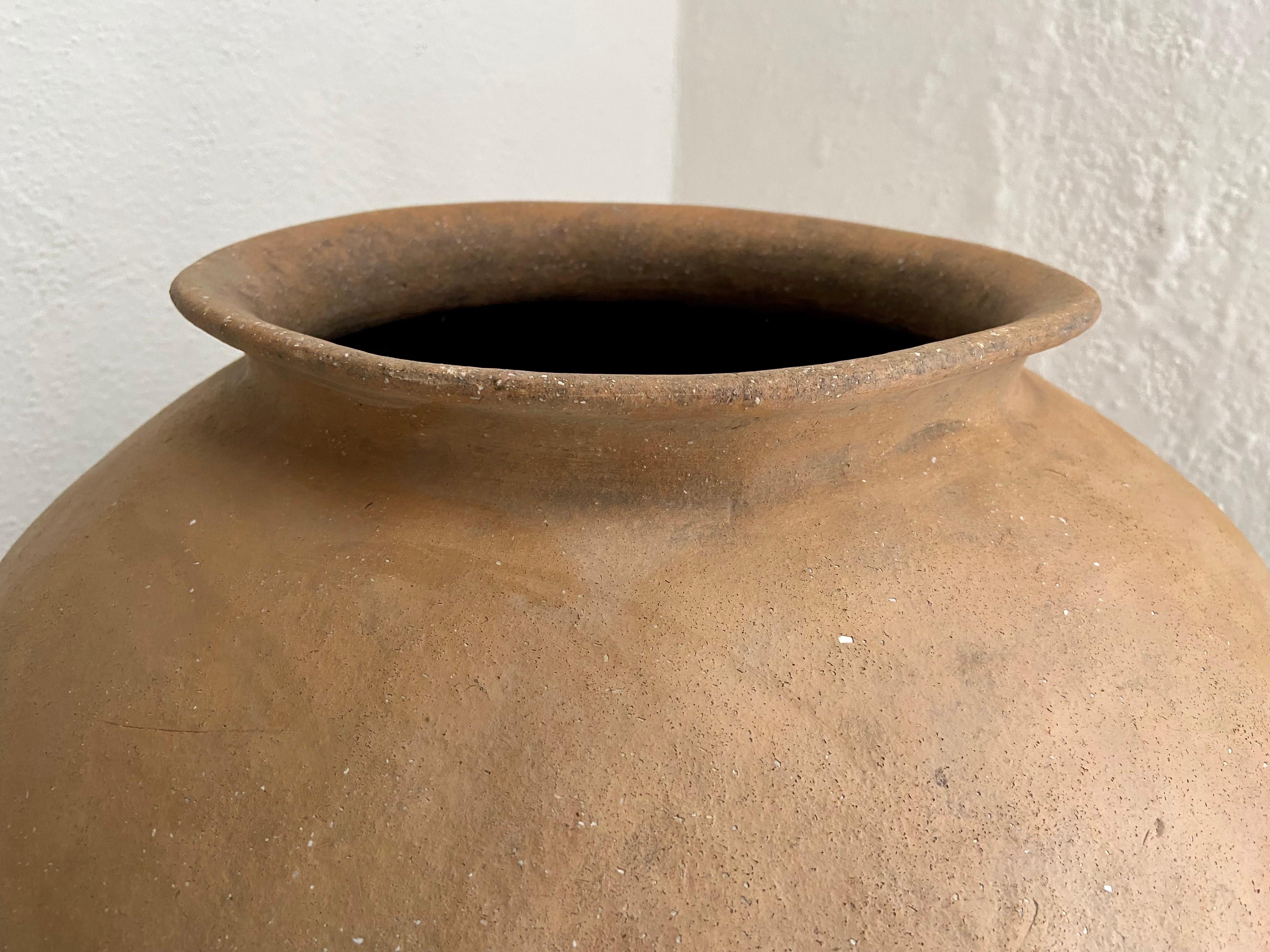Country Terracotta Pot From Mexico, Early 20th Century