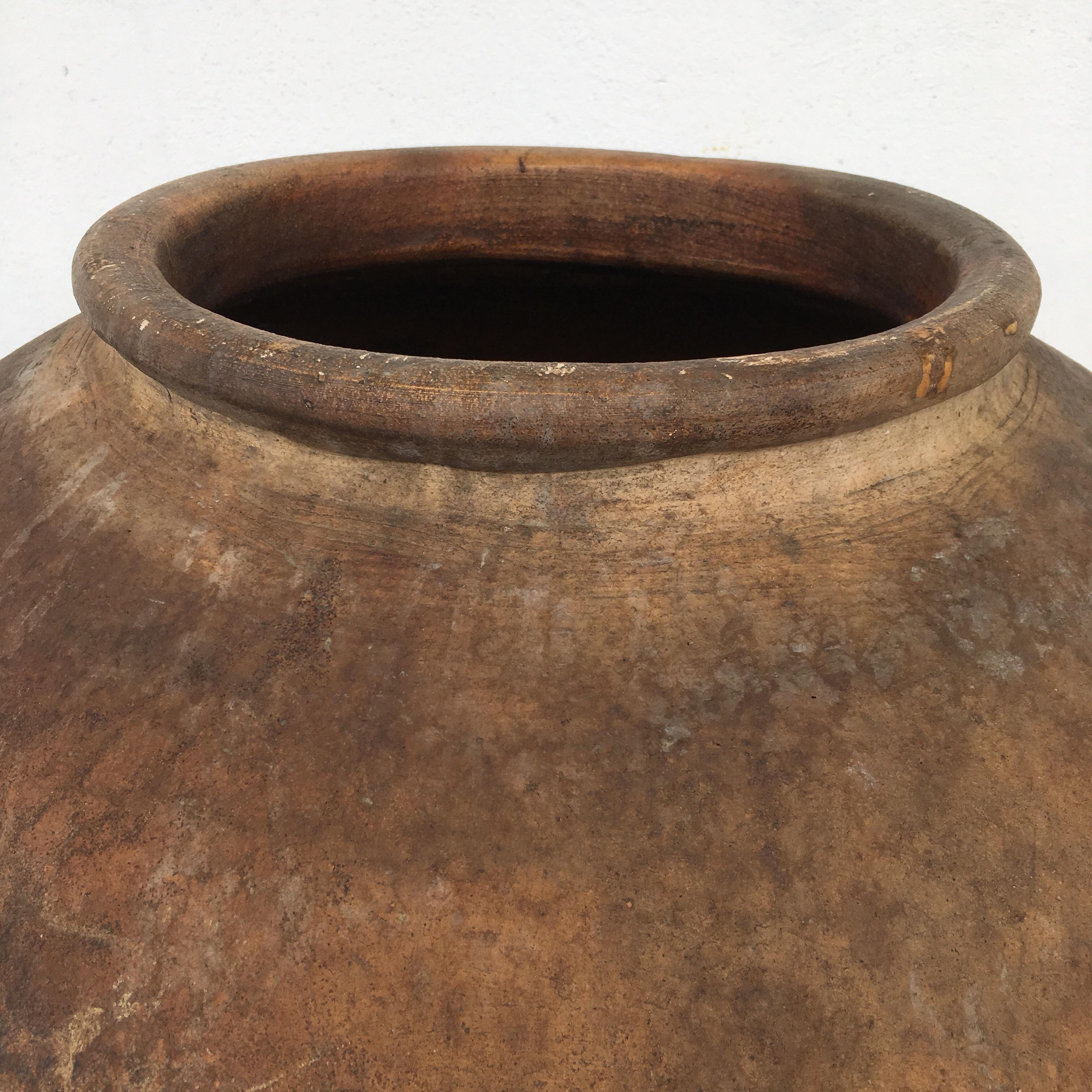 Rustic Terracotta Pot from Oaxaca, 1970s
