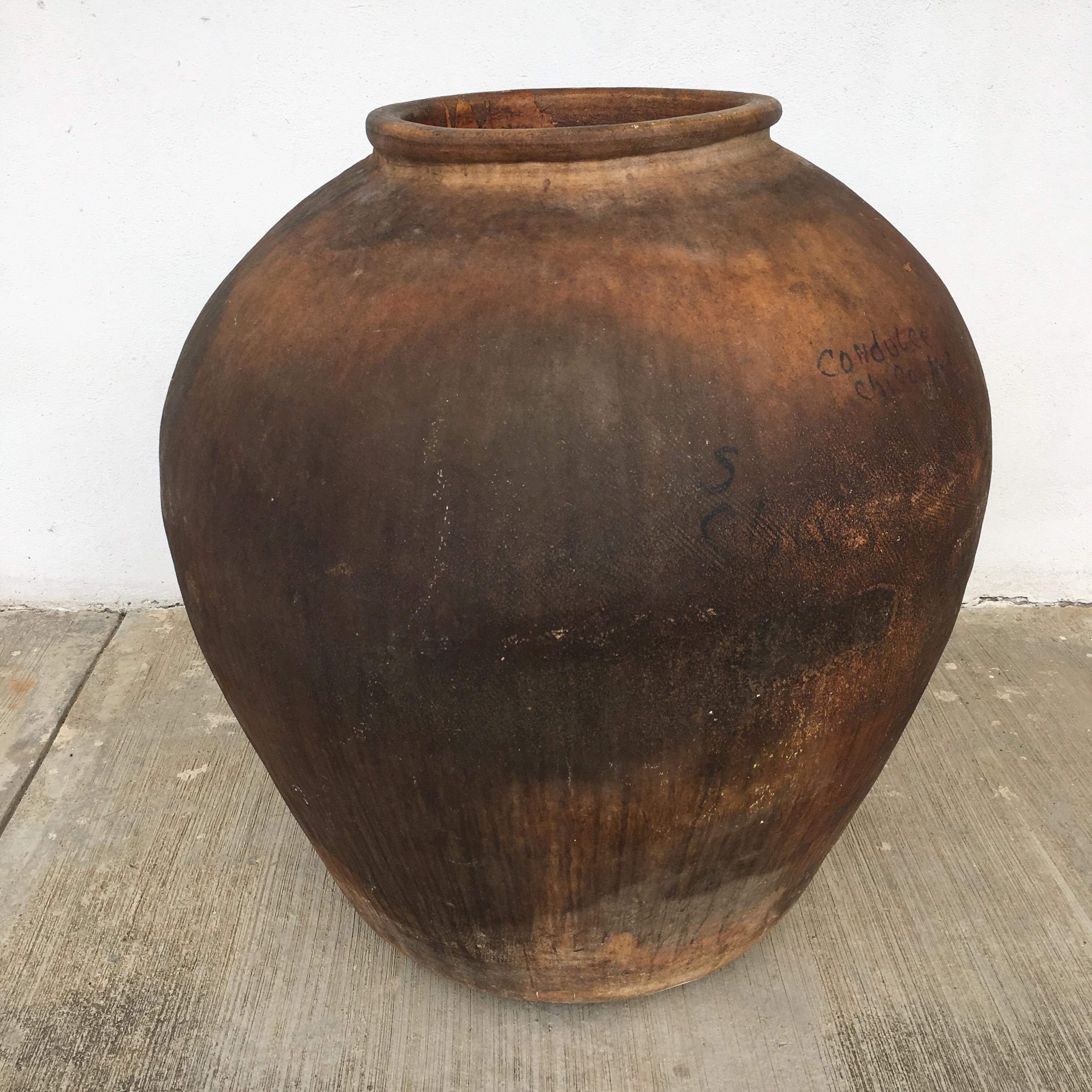Hand-Crafted Terracotta Pot from Oaxaca, 1970s
