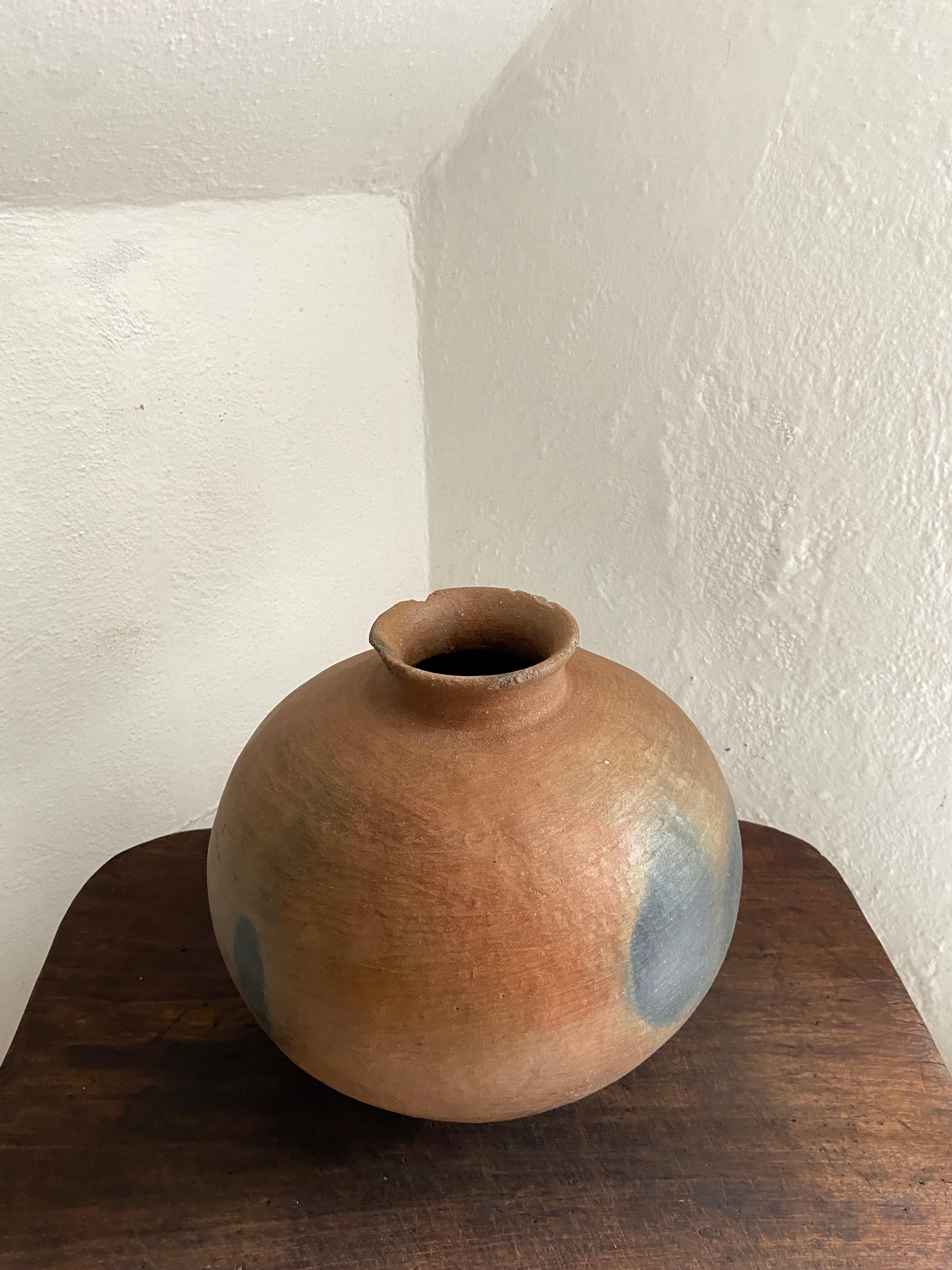 Ceramic Terracotta Pot From The Mixteca Region Of Oaxaca, Mexico, Circa 1940's