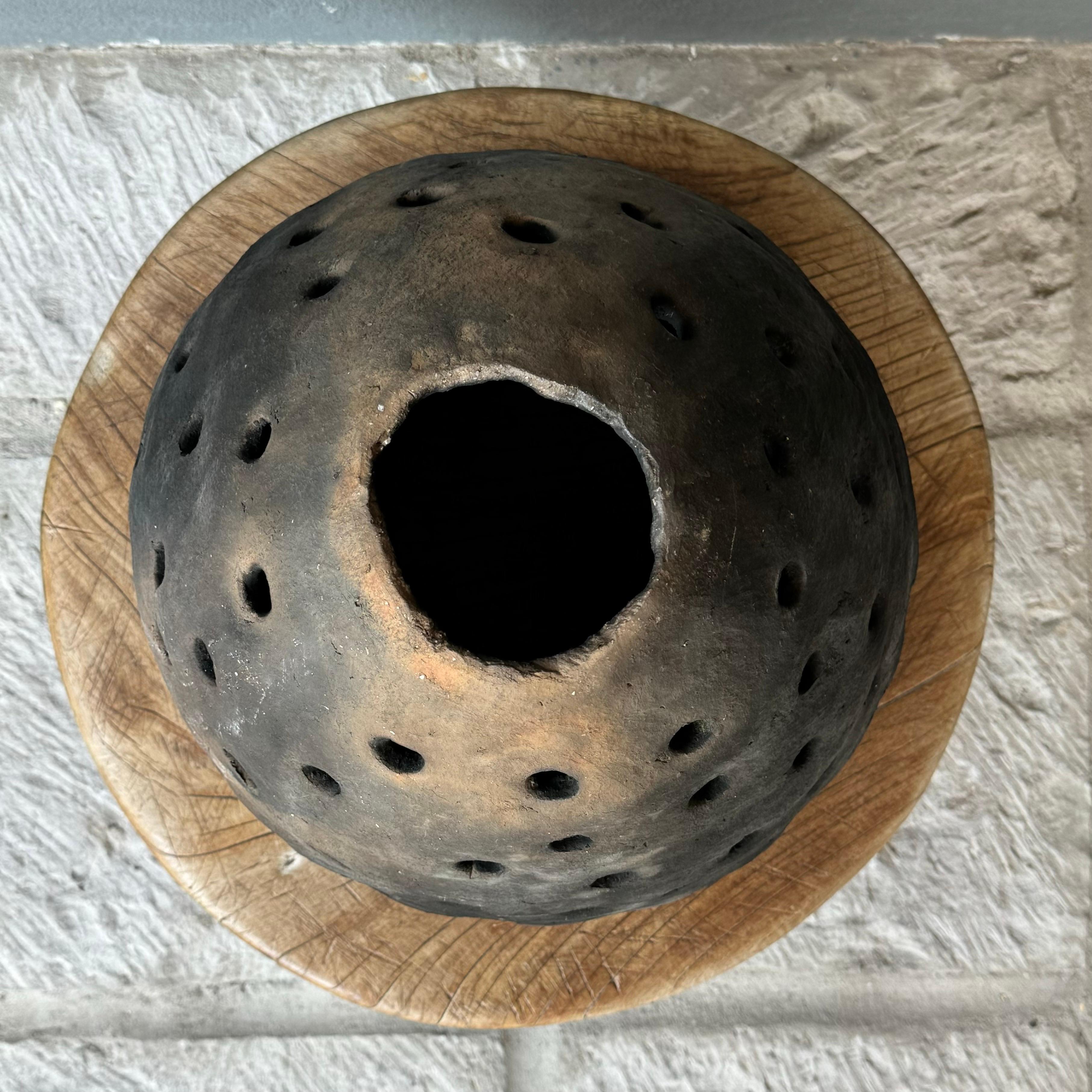 Terracotta Primitive Heater From The Northern Sierras Of Puebla, Mid 20th Centur 1