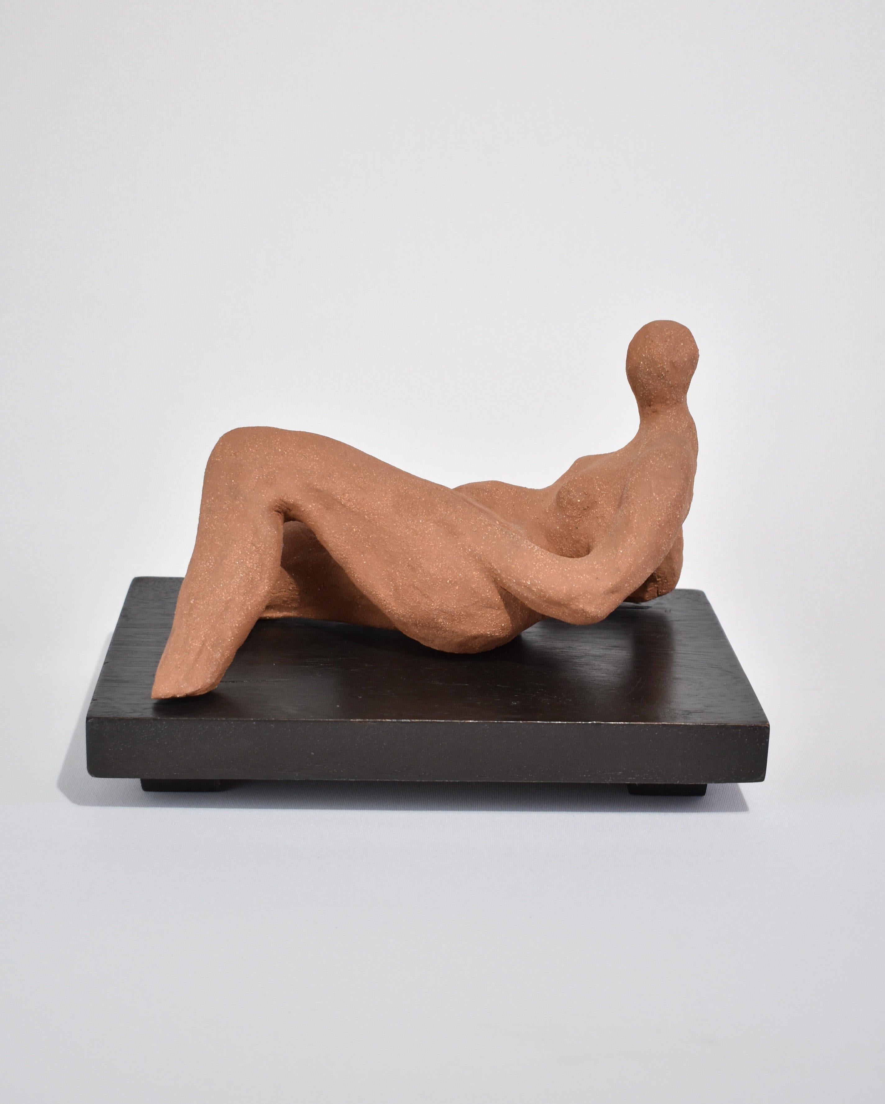 American Terracotta Reclining Figure