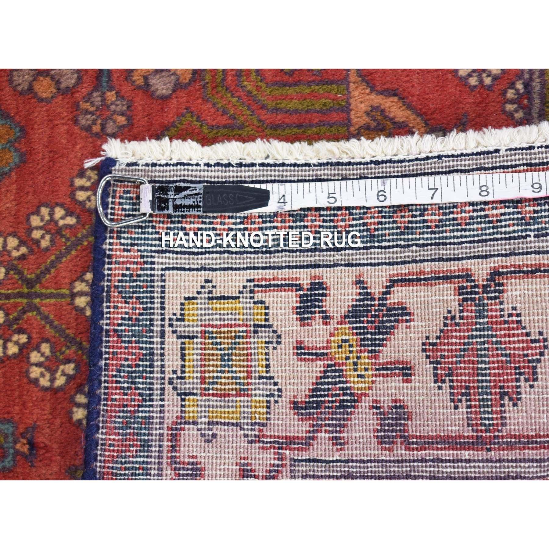 Terrakottaroter, antiker persischer Joshagan-Teppich, Vollflor, reine Wolle, handgeknüpft im Angebot 3