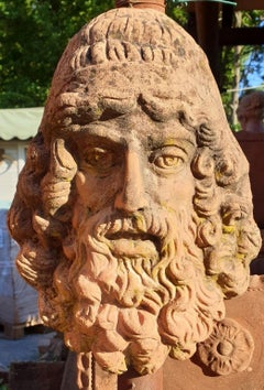 TERRACOTTA RIACE MASK 21th Century