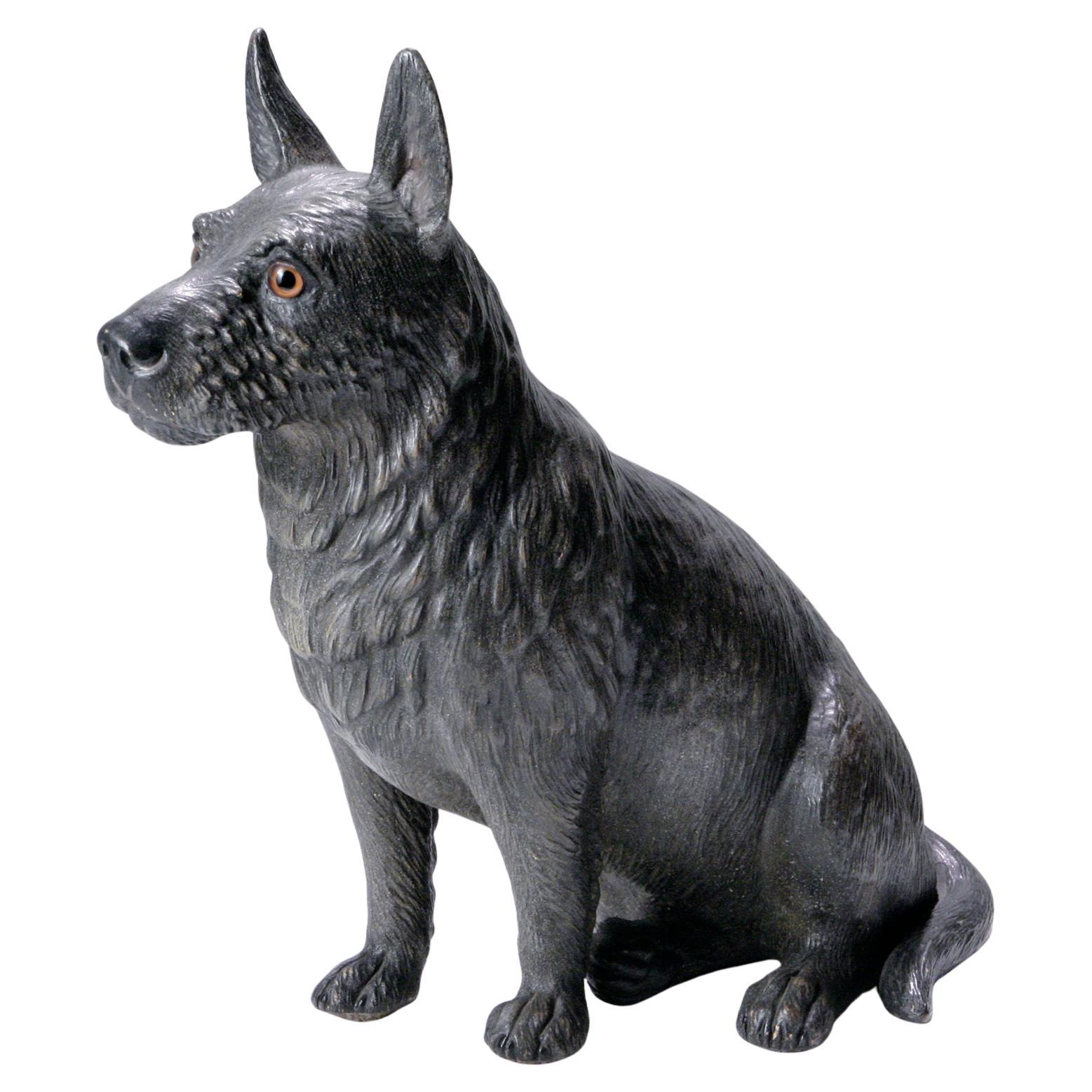 Perro Scottie de terracota