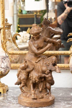 Terracotta Sculpture apres Clodion