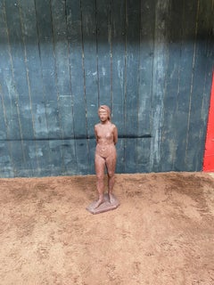 Scultura in terracotta, attribuita a Perugini Mario, circa 1960