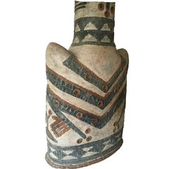 Scultura in terracotta del 1960 di Barbara Tribe da St Ives Cornwall UK